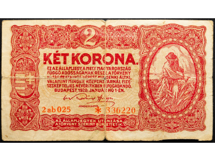 2 Korona 1920-B-21215-1
