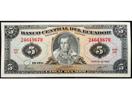 5 Sucres 1983-B-21973-1