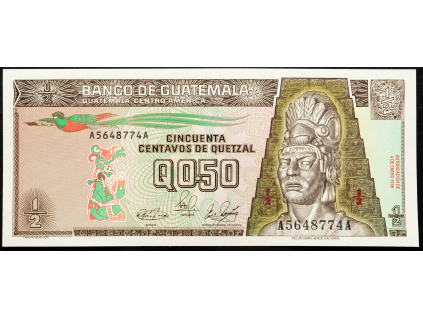 1/2 Quetzal 1989-B-22113-1