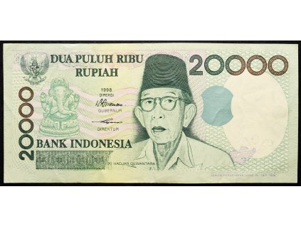 20000 Rupiah 1998-B-22227-1