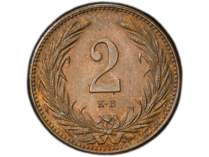 2 Fillér 1895-PCGS-154-1