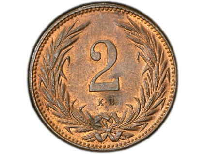2 Fillér 1899-PCGS-166-1