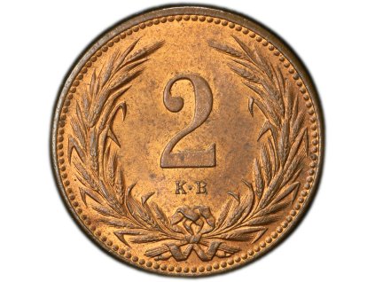 2 Fillér 1901-PCGS-168-1