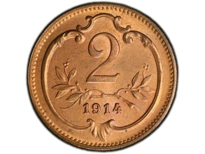 2 Haléř 1914-PCGS-213-1