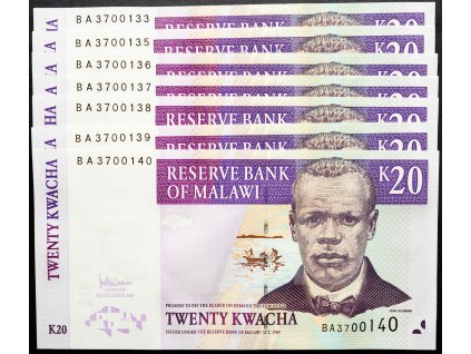 20 Kwacha 2007-B-22531-1