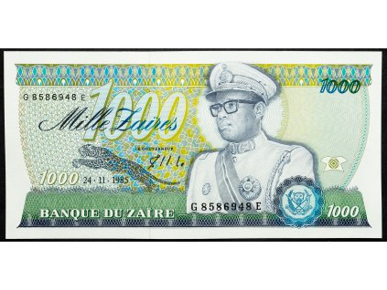 1000 Zaires 1985-B-22656-1