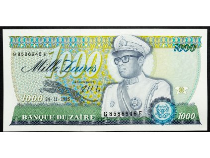 1000 Zaires 1985-B-22657-1