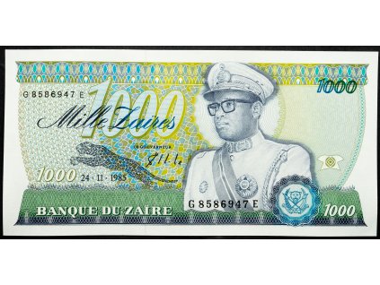 1000 Zaires 1985-B-22658-1