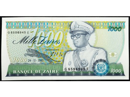 1000 Zaires 1985-B-22661-1