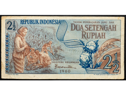 2 1/2 Rupiah 1960-B-22762-1