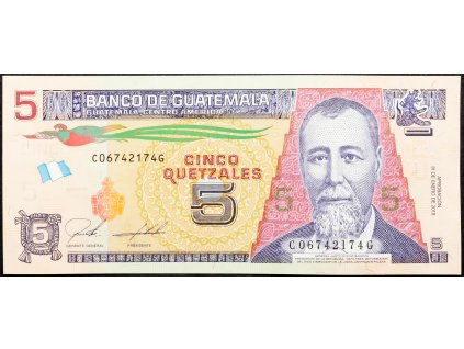 5 Quetzales 2018-B-22943-1