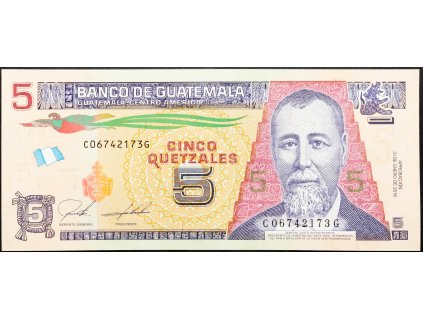 5 Quetzales 2018-B-22944-1