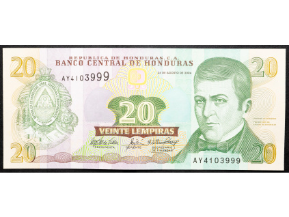 20 Lempiras 2004-B-23005-1