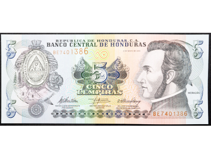 5 Lempiras 2010-B-23020-1