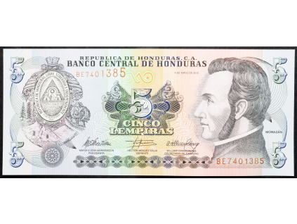 5 Lempiras 2010-B-23021-1