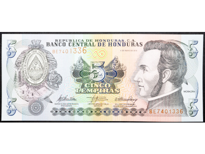 5 Lempiras 2010-B-23026-1