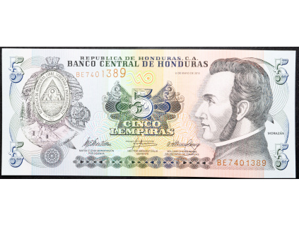 5 Lempiras 2010-B-23028-1