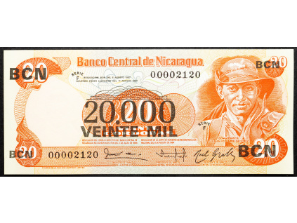 20000 Cordobas 1987-B-23037-1