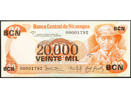 20000 Cordobas 1987-B-23039-1