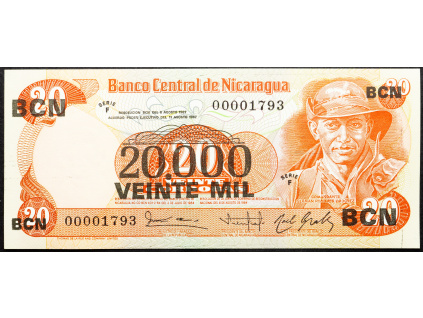 20000 Cordobas 1987-B-23040-1