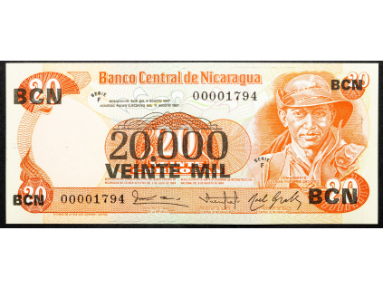 20000 Cordobas 1987-B-23041-1