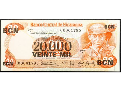 20000 Cordobas 1987-B-23042-1