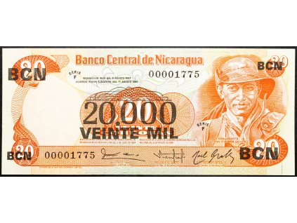 20000 Cordobas 1987-B-23043-1