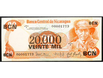 20000 Cordobas 1987-B-23045-1