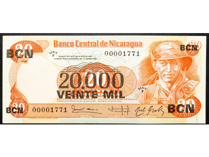 20000 Cordobas 1987-B-23047-1