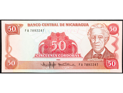 50 Cordobas 1985-B-23057-1