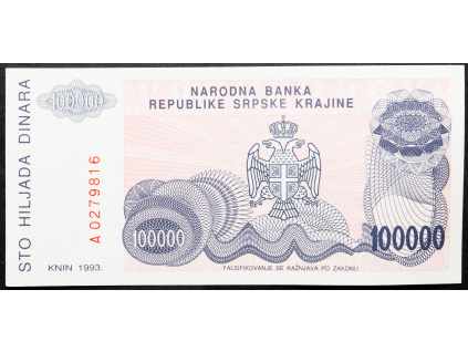 100000 Dinara 1993-B-23077-1