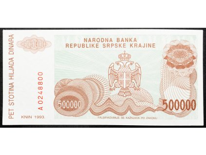 500000 Dinara 1993-B-23078-1