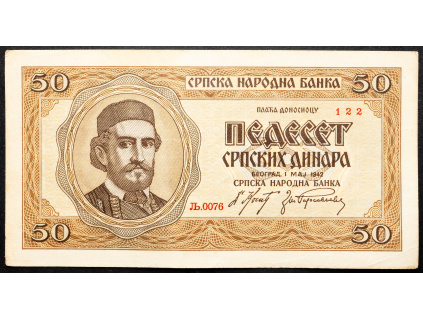 50 Dinara 1942-B-23103-1