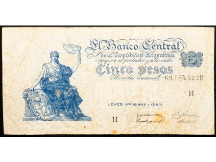 5 Pesos 1956-B-23195-1