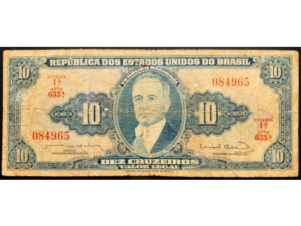 10 Cruzeiros 1961-1963-B-23217-1