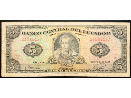 5 Sucres 1970-B-23227-1