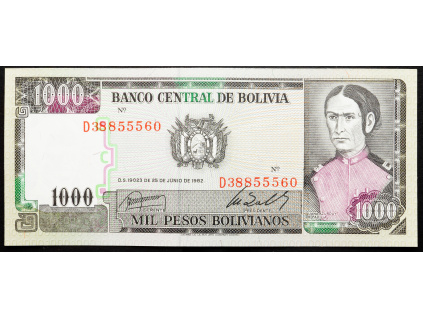 1000 Pesos Bolivianos 1982-B-23252-1