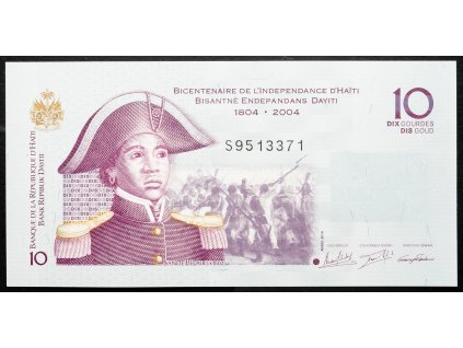 10 Gourdes 2004-B-23445-1