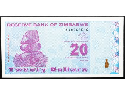 20 Dollars 2009-B-23595-1
