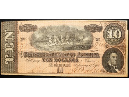 10 Dollars 1864-B-23635-1