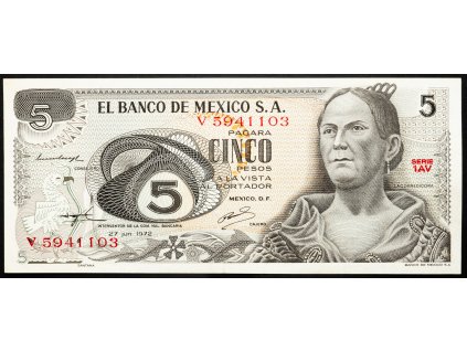5 Pesos 1972-B-23668-1