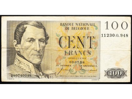 100 Francs 1958-B-23896-1