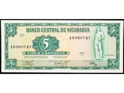 5 Cordobas 1972-B-23924-1