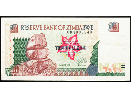 10 Dollars 1997-B-24188-1