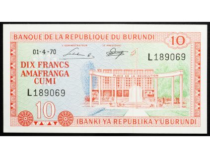 10 Francs 1970-B-26281-1
