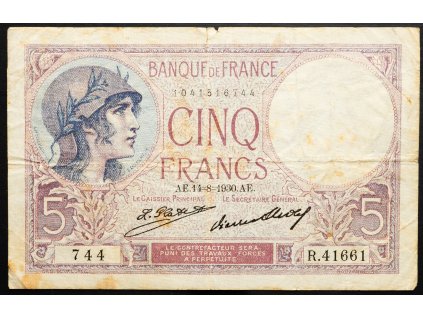 5 Francs 1930-B-25852-1