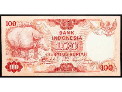 100 Rupiah 1977-B-26721-1
