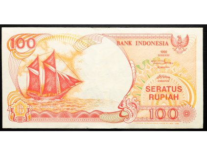 100 Rupiah 1992-B-24864-1