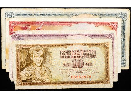 10, 20, 100, 1000 Dinara 1968-1978-B-25223-1