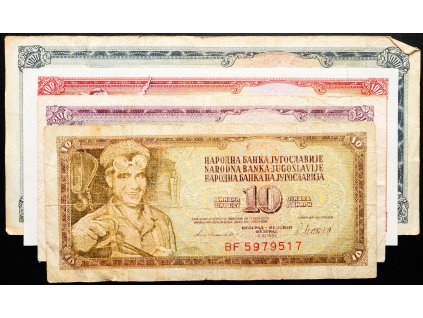 10, 20, 100, 1000 Dinara 1978-1981-B-25224-1